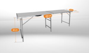 z blatem składany 200x80