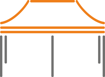 Stelaż namiotu