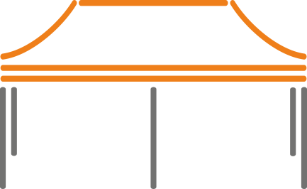 Stelaż namiotu