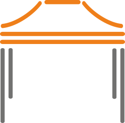 Stelaż namiotu